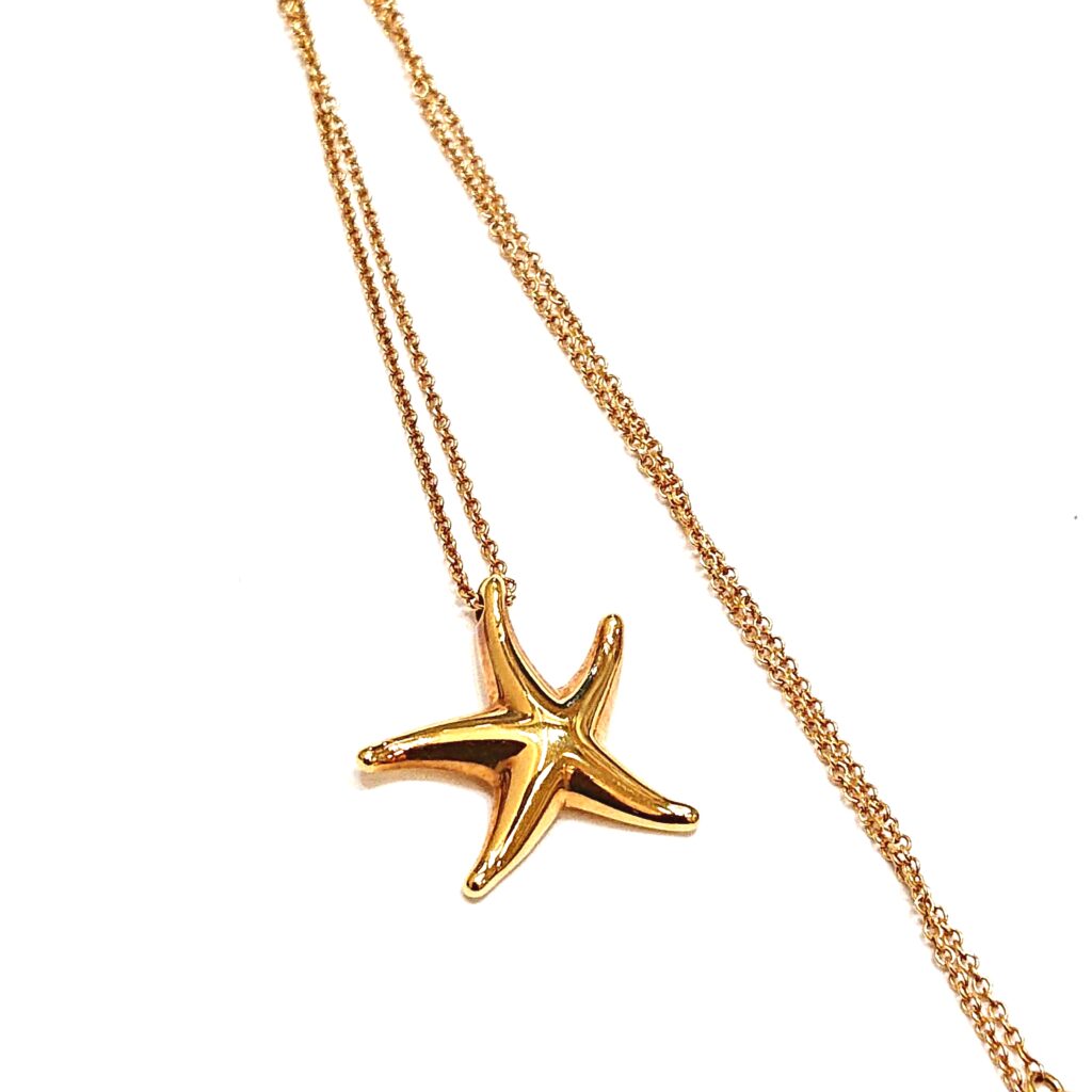 TIFAFANY＆Co. ティファニー K18 スターフィッシュ ネックレスの買取  