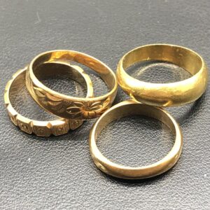 K18 蒲鉾リング デザインリング 18金