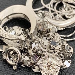 Pt850ダイヤモンドネックレス / Pt950リング