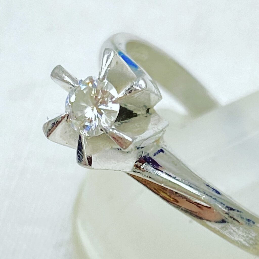 Pt850 ダイヤモンド リング 0.57ct