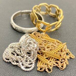 K18リング / K18WGチェーン