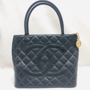 CHANEL シャネル ココマーク キャビアスキン 復刻トートバッグ