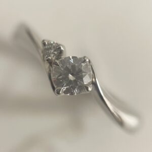 Pt900 0.4ct ダイヤモンドリング