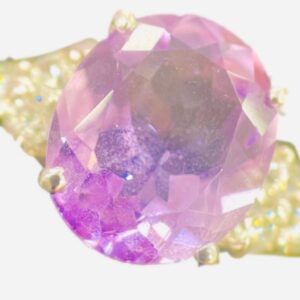 アメジスト メレダイヤ K18 リング