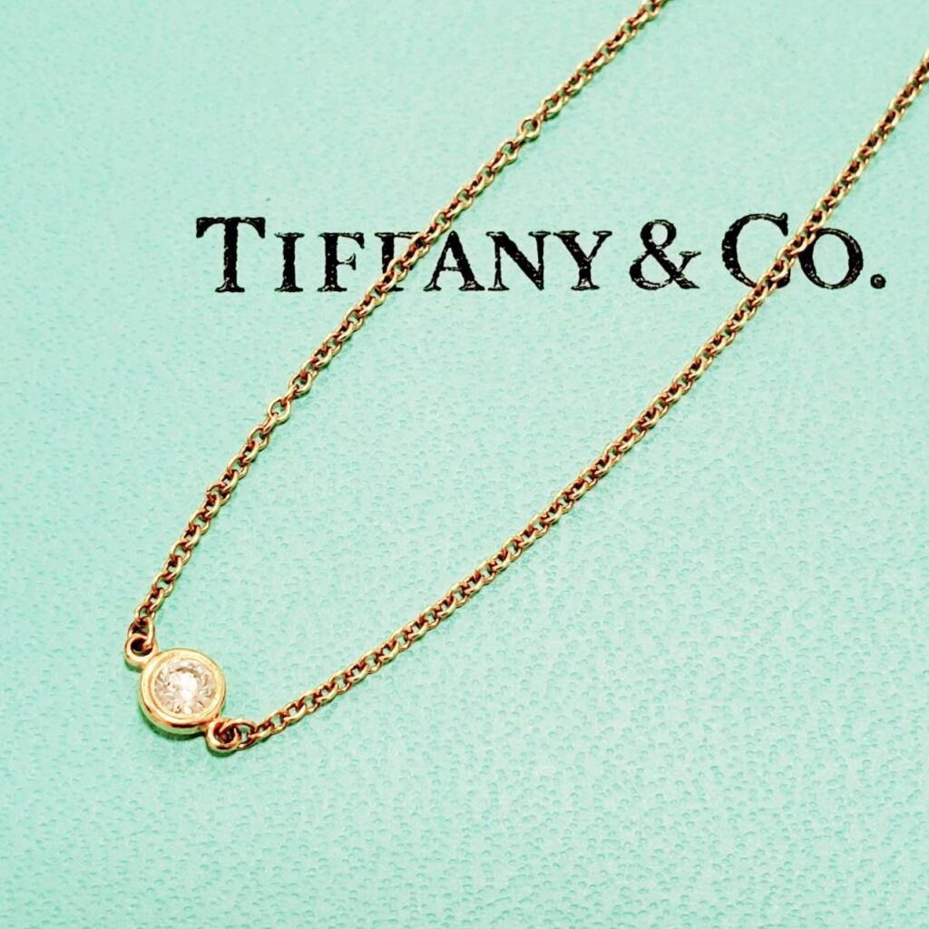 TIFFANY＆Co. ティファニー K18 メレダイヤ ネックレス