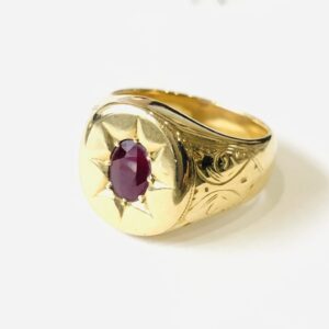 K18 ルビー 2.1ct リング