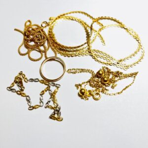 K18/18金 Pt850 リング ネックレスまとめ