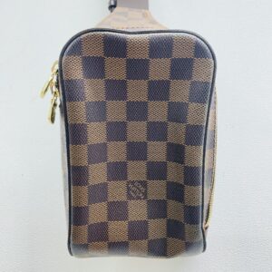 LOUIS VUITTON ルイ・ヴィトン ジェロニモス ダミエ・エベヌ ウエストポーチ CA0045