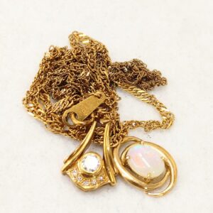 K18 オパール ダイヤモンド ネックレス おまとめ