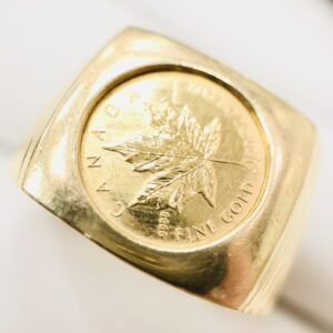 K24 メープルリーフ コインリング