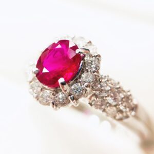 pt900　ルビーリング