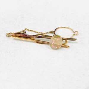 K18 18金 ネクタイピン オパール 2ct