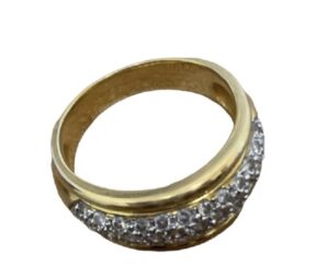 K18 リング 石付