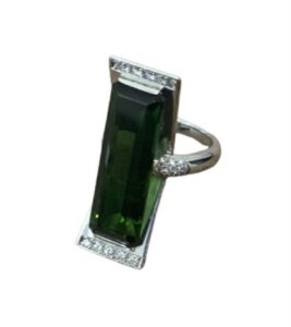 Pt900 リング 石あり