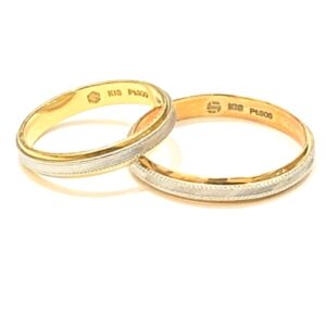 K18/Pt900 ペアリング