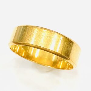 K18 平打ちリング