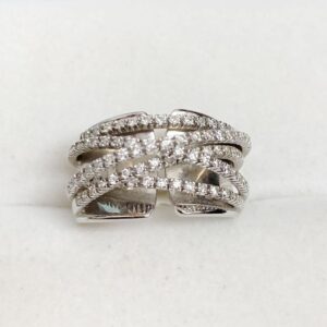 K18WG メレダイヤリング