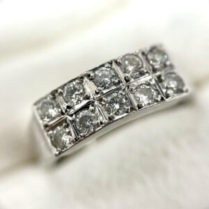 Pt900 ダイヤ0.83ct付き リング