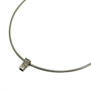 Pt850/Pt900 ダイヤ付き ネックレス