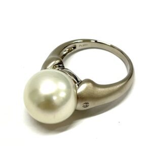 Pt900 パール付き リング
