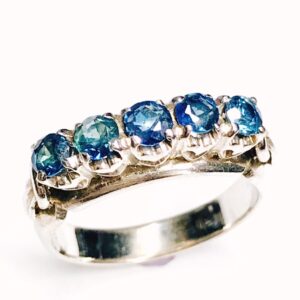 Pt900 1.5ct サファイア リング