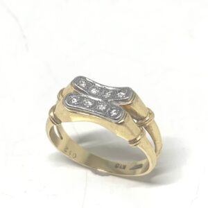 K18 0.12ct メレリング ダイヤモンド