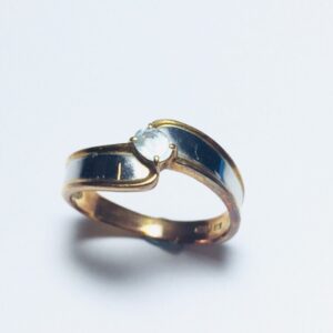 K18/18金 PT950 プラチナ コンビリング