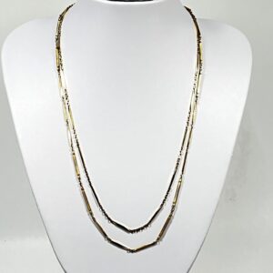 K18ネックレス　2本