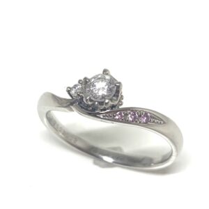 Pt900ダイヤ0.21ct付きリング