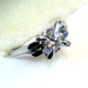 Pt900 ダイヤ付き リング