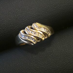 K18 ダイヤ付き リング