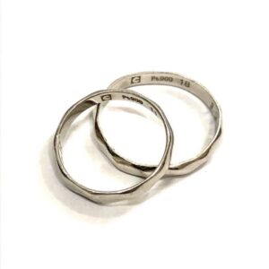 Pt900 プラチナ リング 2点
