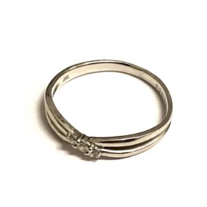 Pt900 プラチナ メレダイヤ リング