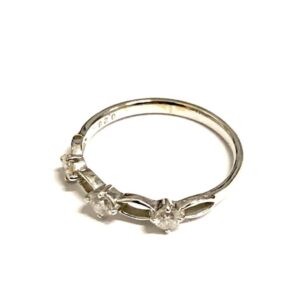 K18WG メレダイヤ リング