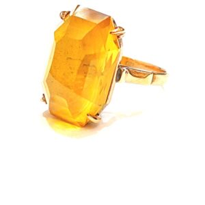 K18 シトリン リング