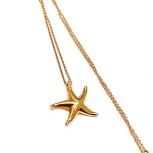 TIFAFANY＆Co. ティファニー K18 スターフィッシュ ネックレス