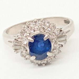 Pt900 サファイヤ リング