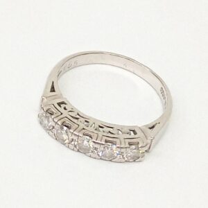 Pt850 メレダイヤモンド リング