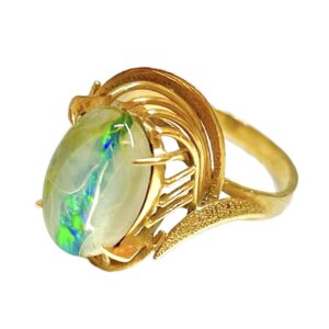 K18 リング ウォーターオパール