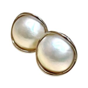 K14WG ピアス マベパール