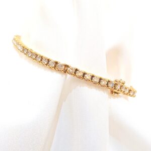 K14 ダイヤモンド 3.5ct ブレスレット
