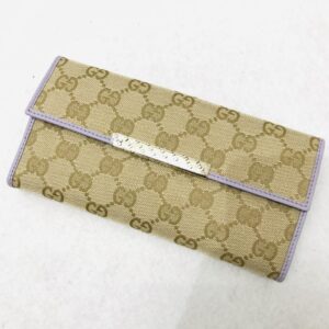 GUCCI グッチ GGキャンバス 長財布