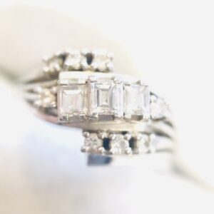 Pt900 リング ダイヤ0.43ct