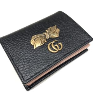 GUCCI / マーモント リボン コンパクトウォレット