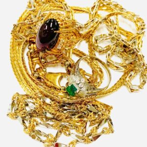 K18 Pt850 エメラルド 金プラチナ ジュエリーアクセサリーおまとめ