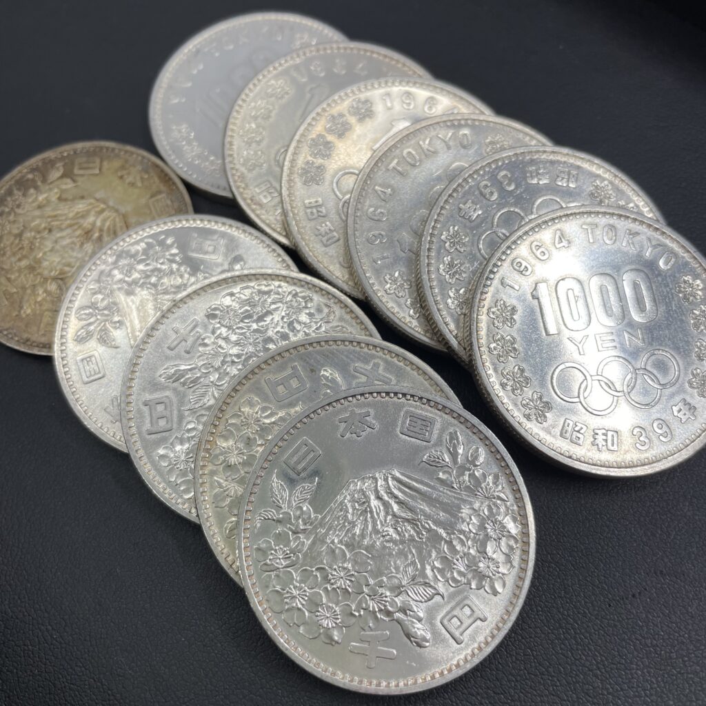 1964 東京オリンピック 1000円銀貨