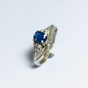 Pt900 サファイア0.54ct リング 指輪