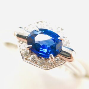 Pt900 サファイヤリング