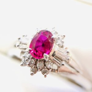 Pt900 ルビーリング