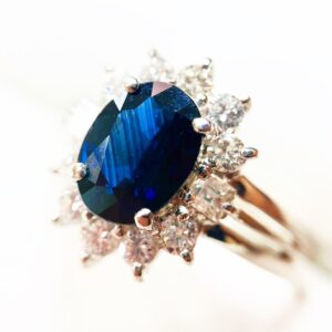 Pt900 サファイヤリング